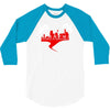 parkour jump freestyle 3/4 Sleeve Shirt