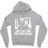 nurse lama Zipper Hoodie