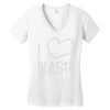 i love glasto Women's V-Neck T-Shirt