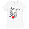 gotta' reach em' all Ladies Fitted T-Shirt