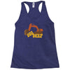 dig deep gold rush Racerback Tank