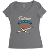 father the pilot the myth the legend Women's Triblend Scoop T-shirt