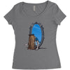 the looking glass Women's Triblend Scoop T-shirt
