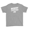 beery christmas hops drinking beer funny Youth Tee