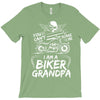 You Cant Scare Me I am Biker Grandpa T-Shirt
