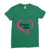 Coming Soon Baby Girl Ladies Fitted T-Shirt