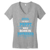 The Best Poppy Was Born In November Women's V-Neck T-Shirt