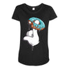 frases Maternity Scoop Neck T-shirt