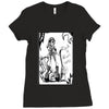 crazy girl Ladies Fitted T-Shirt