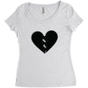 Xxxtentacion Heart Women's Triblend Scoop T-shirt