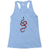 snake red black Racerback Tank