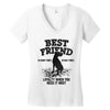 Best Friend Great Dane Women's V-Neck T-Shirt