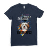 who loves lhasa apso Ladies Fitted T-Shirt