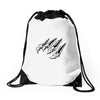 TAKE MAY HAND Drawstring Bags