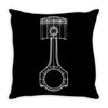 sketch of piston 3 Throw Pillow