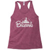 bridesmaid disney castle Racerback Tank