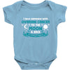 I Love Someone with Ovarian Cancer to The Moon and Back to Infinity Baby Bodysuit
