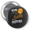 motorcycle riders Pin-back button