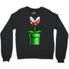 nintendo mario brothers piranha plant Crewneck Sweatshirt