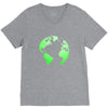 Earth Themed Funny V-Neck Tee