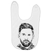 lionel messi 2 Baby Bibs