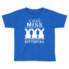 little miss cottontail cute bunny easter Toddler T-shirt