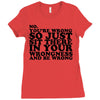 you're wrong Ladies Fitted T-Shirt