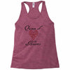 hearts queen of hearts Racerback Tank