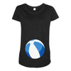 Blue Beachball Baby Boy Maternity Scoop Neck T-shirt