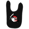 samurai jack and aku yin yang Baby Bibs