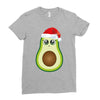 santa avocado Ladies Fitted T-Shirt