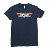 top gun logo cool retro Ladies Fitted T-Shirt