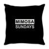 mimosa sundays brunch mens Throw Pillow