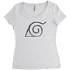 Hidden Leaf Village Symbol T-Shirt Women's Triblend Scoop T-shirt