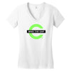 mind the gap kcco keep calm and chive on the chive Women's V-Neck T-Shirt