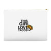 This Girl Loves Tacos Accessory Pouches