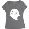 funny ghost Women's Triblend Scoop T-shirt