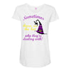 sometimes you have to throw on the hat! Maternity Scoop Neck T-shirt