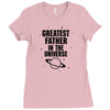 Greatest Father In The Universe Ladies Fitted T-Shirt