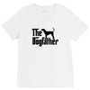 the dogfather bluetick coonhound V-Neck Tee
