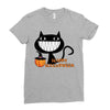 happy halloween Ladies Fitted T-Shirt