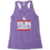 run away rabbit Racerback Tank