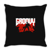 doomy and groovy Throw Pillow
