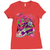invader flakes Ladies Fitted T-Shirt