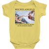 Michelangelo Creation of Adam Baby Bodysuit