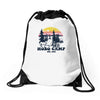 hobo camp Drawstring Bags