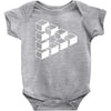 sheldon dreieck big bang theory triforce illusion 3d nerd fun usa Baby Onesie