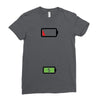 Mommy Dead Battery Ladies Fitted T-Shirt