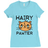 funny cat Ladies Fitted T-Shirt