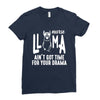 nurse lama Ladies Fitted T-Shirt